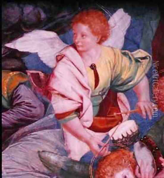 The Concert of Angels 3 Oil Painting - Gaudenzio Ferrari
