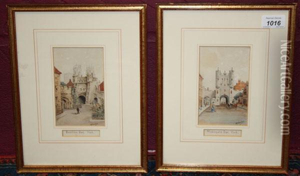 York And Bootham Bar Oil Painting - Roger Fenton