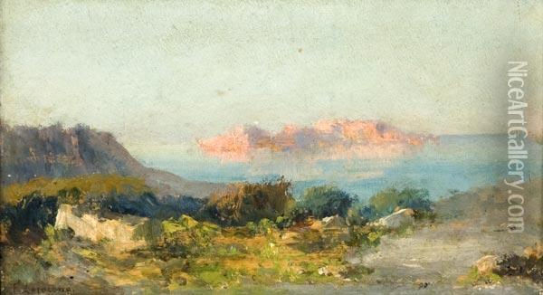 Veduta Di Monte Pellegrino Oil Painting - Francesco Lojacono