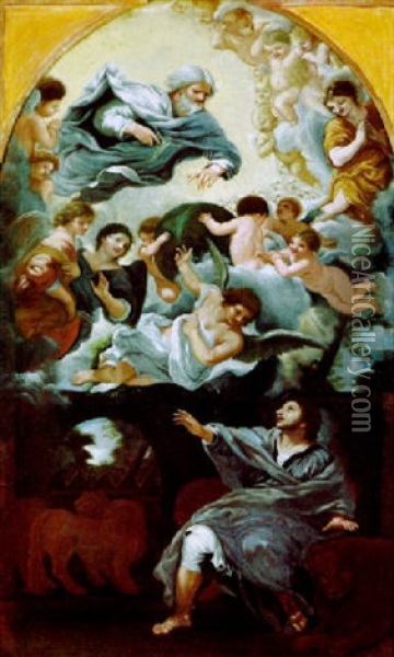 Daniel In Der Lowengrube Oil Painting - Pietro da Cortona