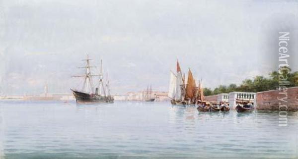 Venezia Oil Painting - Pietro Galter