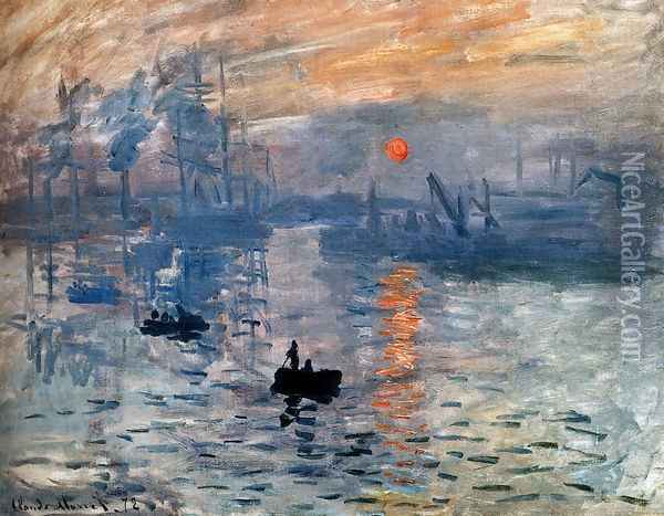 Impression Sunrise Oil Painting - Claude Oscar Monet