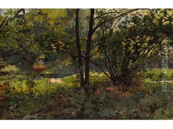 Landschaft Oil Painting - Nikolai Alexandrovich Klodt