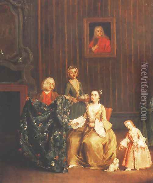 Tailor Oil Painting - Pietro Falca (see Longhi)
