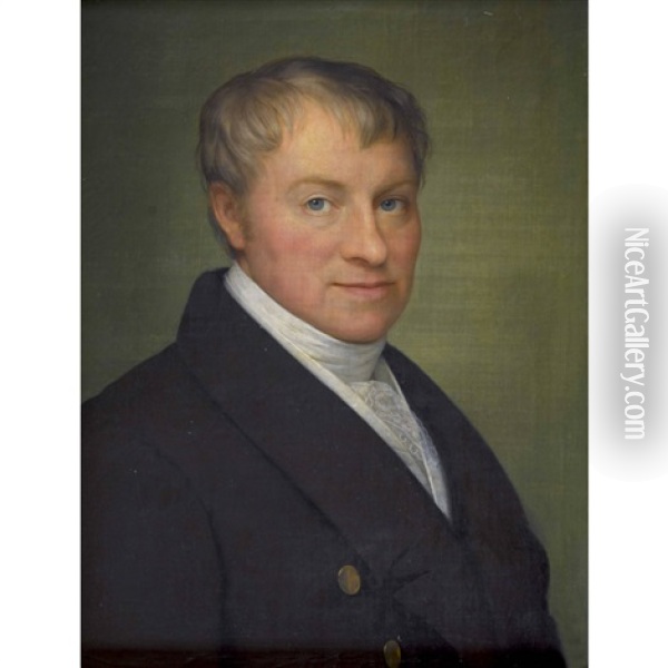 Jakob Gottfried Duncker (landrichter, 1769-1829) Oil Painting - August von der Embde