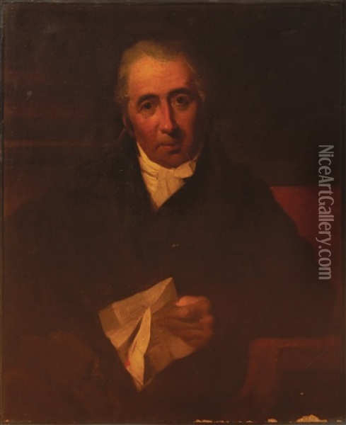 Portrait Of Thomas Holcroft (1745-1809), Oil Painting - Thomas Phillips