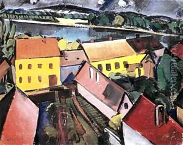 View towards the Danube 1933 Oil Painting - Karl Briullov