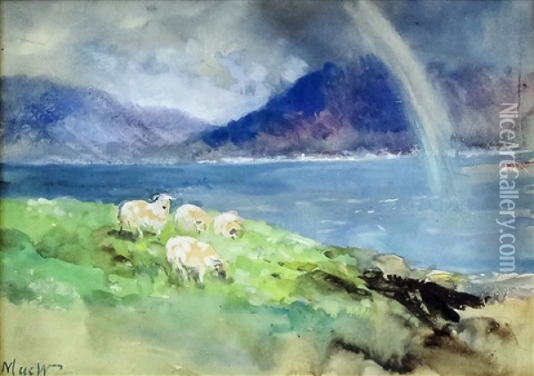 Isle Of Skye Oil Painting - John MacWhirter