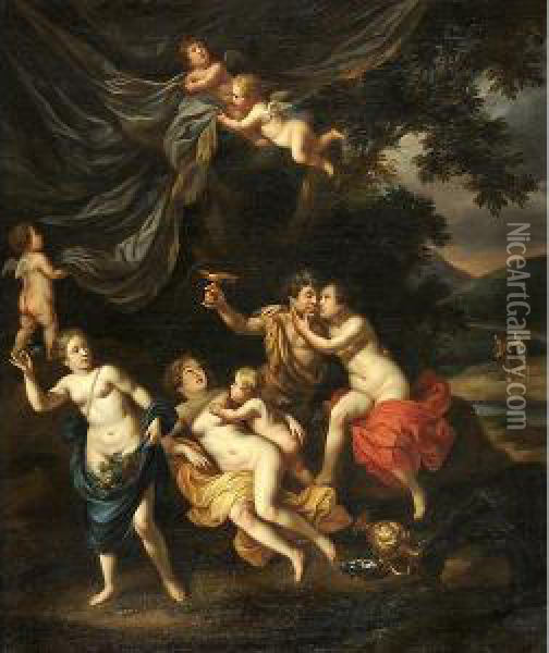 Baccanale Oil Painting - Carel van Savoy