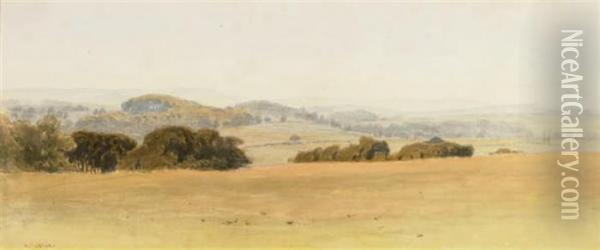 Cowdray Park Oil Painting - Henry George Hine