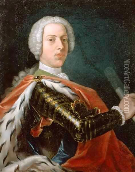 Prince Charles Edward Stuart (1720-88) or 'Bonnie Prince Charlie' Oil Painting - Cosmo Alexander