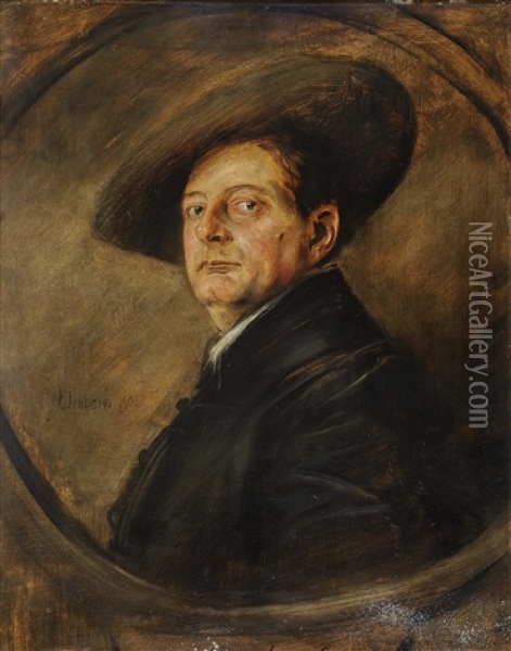Konrad Dreher Oil Painting - Franz Seraph von Lenbach