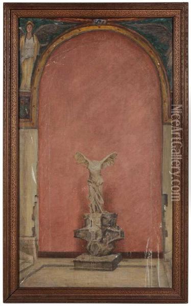 Victoire De Samothrace Oil Painting - Ida Jolly Crawley