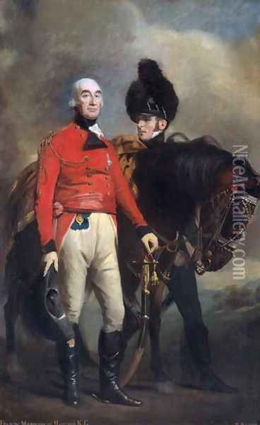 Sir Francis Rawdon-Hastings, 2nd Earl of Moira, c.1813 Oil Painting - Sir Henry Raeburn