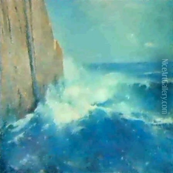 Coast Of Maine Oil Painting - Emil Carlsen