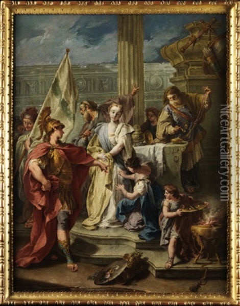 Iphigenie Und Orestes Auf Tauris Oil Painting - Francesco Salvator Fontebasso