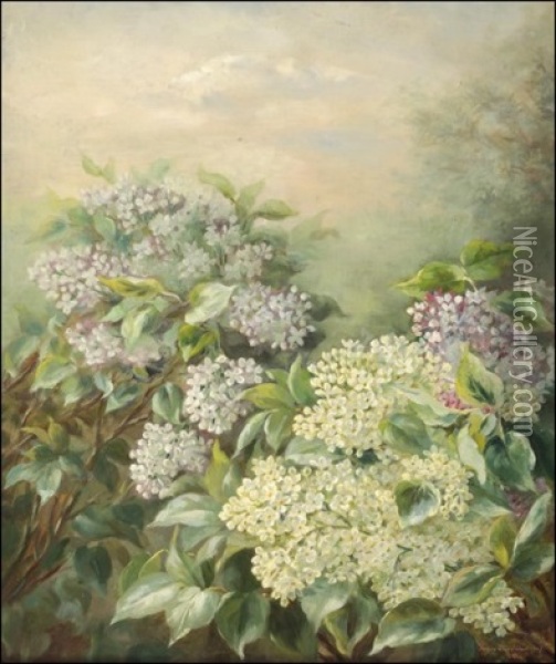 Syreeneja Oil Painting - Fanny Sundblad