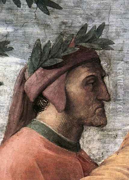 The Parnassus [detail: 8] Oil Painting - Raphael