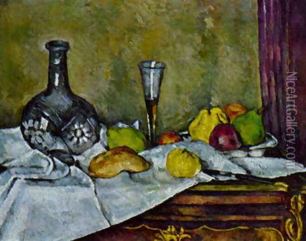 The dessert Oil Painting - Paul Cezanne