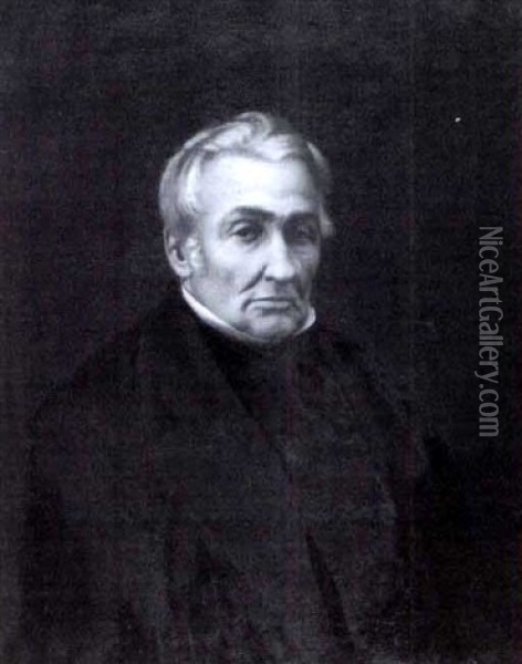 Portrait Of Joseph Roy Oil Painting - Napoleon Bourassa