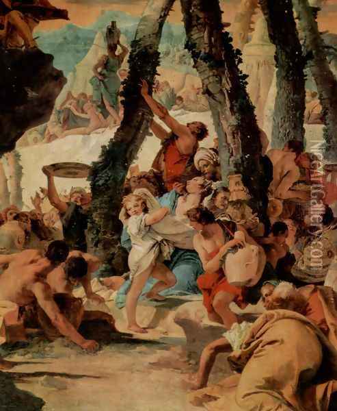 The harvest of divine Segens Oil Painting - Giovanni Battista Tiepolo