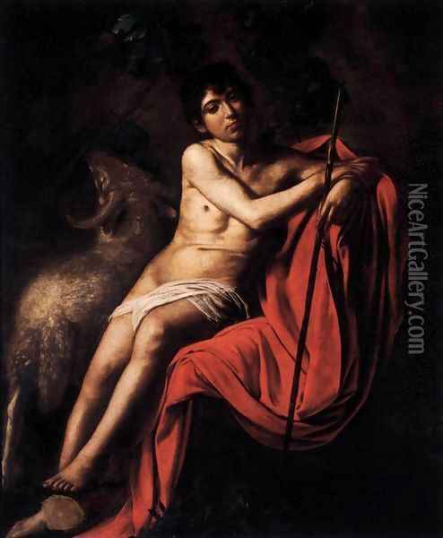 St John the Baptist Oil Painting - Caravaggio