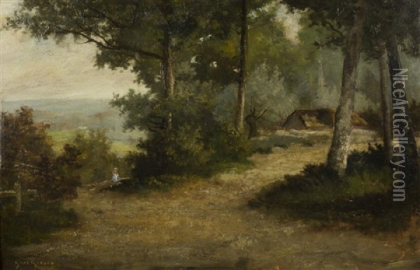 Le Chemin Vers La Chaumiere Dans La Foret Oil Painting - Nicolae Grigorescu