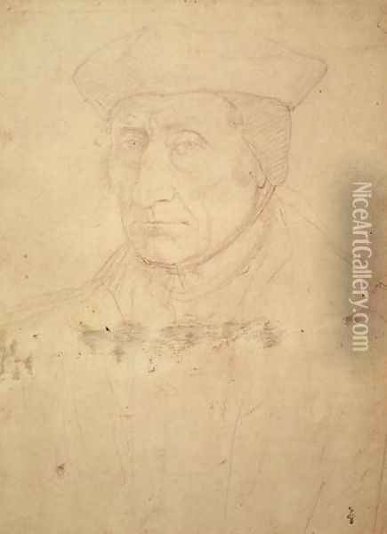 Guillaume Bude, c.1520 Oil Painting - (studio of) Clouet