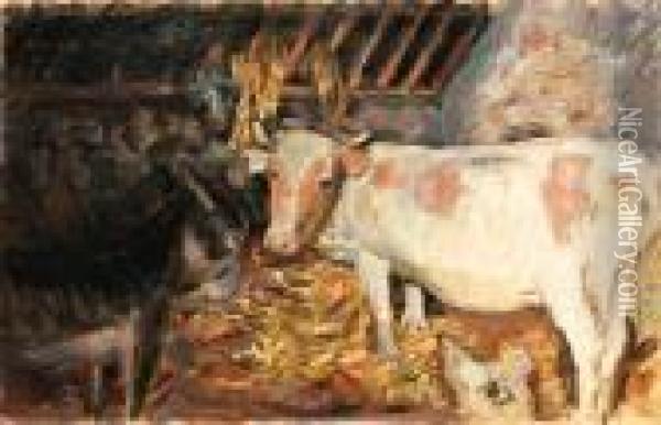 L'table (vache L'curie) Oil Painting - Pierre Bonnard
