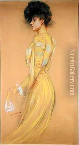 Berthe Cerny 1868-1940 Oil Painting - Jules Cayron