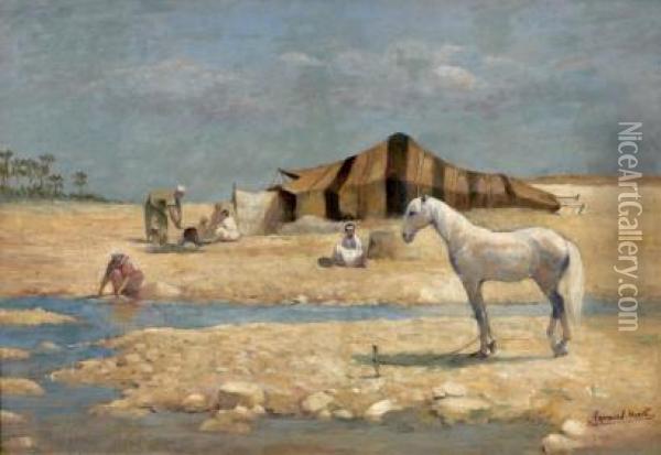 Campement Nomade Oil Painting - Armand Point