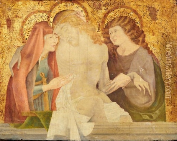 La Deploration Du Christ Oil Painting - Carlo Crivelli