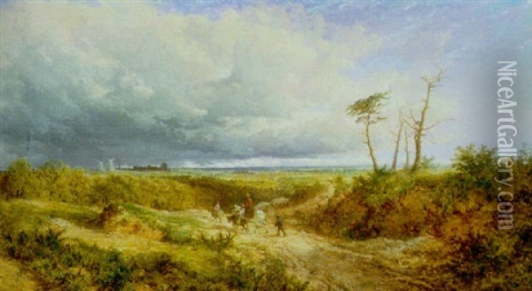 Near Newark, England Oil Painting - Edmund John Niemann