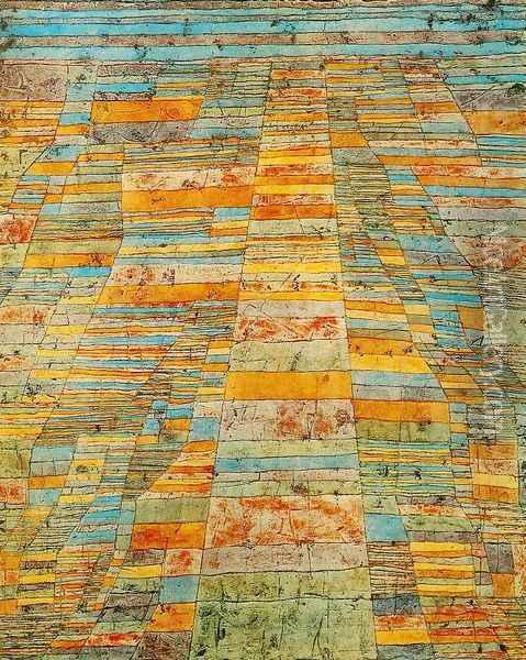 Highway and Byways Oil Painting - Paul Klee