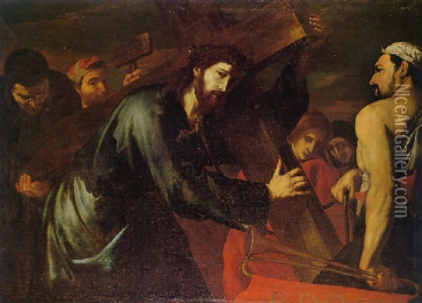 L'ascesa Al Calvario Oil Painting - Jusepe de Ribera