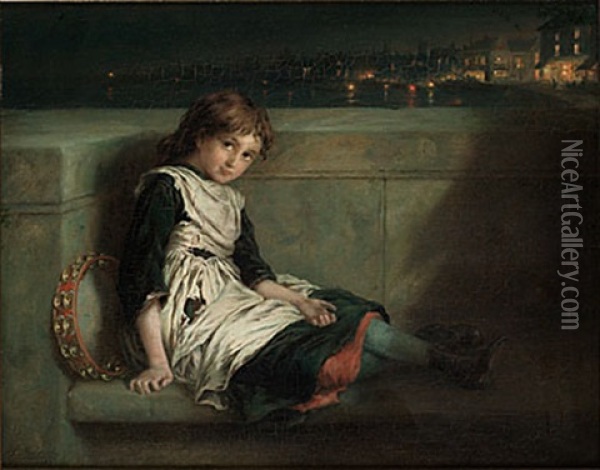Repose Oil Painting - Augustus Edwin Mulready