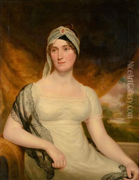 Portrait Of Elizabeth Wylie Dalglish Oil Painting - Thomas Lawrence