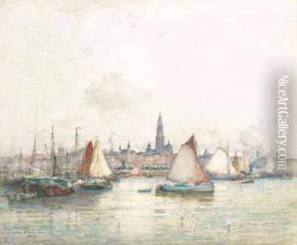 Antwerp Oil Painting - James Garden Laing