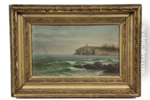 Owls Head, Maine Oil Painting - George M. Hathaway