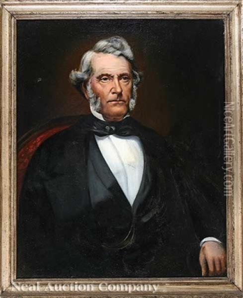 Portrait Of Clough Marshall Anderson (1812-1865) Oil Painting - Joseph Henry Bush
