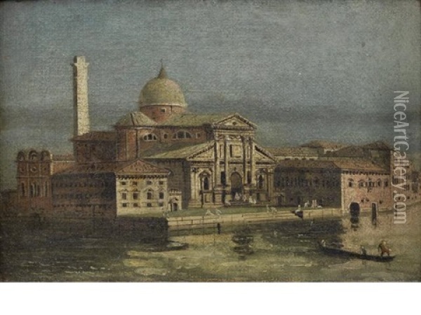 San Giorgio Maggiore, Venice Oil Painting - Francesco Tironi