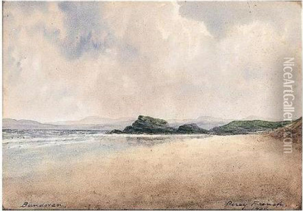 View Of Bundoran Oil Painting - William Percy French