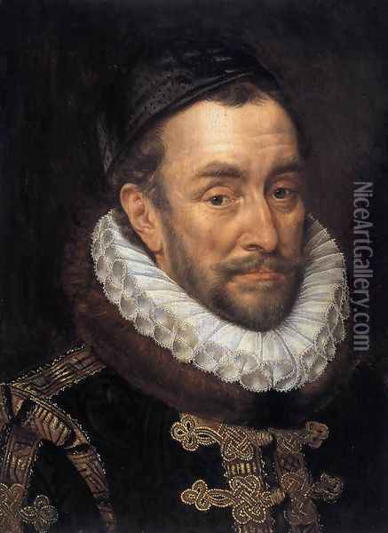 William I, Prince of Orange, called William the Silent Oil Painting - Adriaan Key