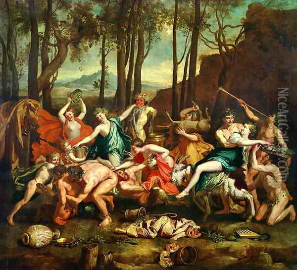 The Triumph of Pan Oil Painting - Nicolas Poussin