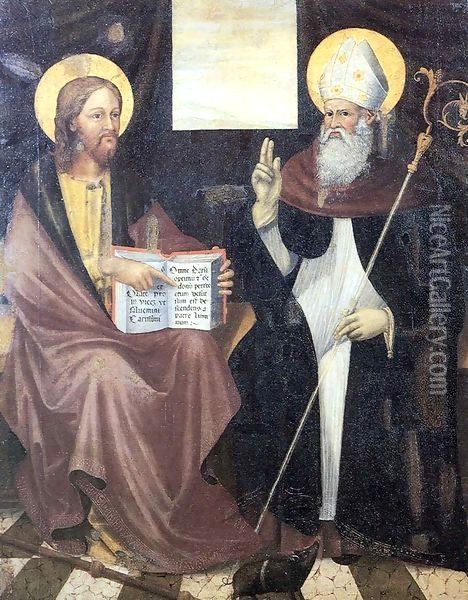 St Anthony the Abbot Oil Painting - Antonio Di Guido Alberti Da Ferrara