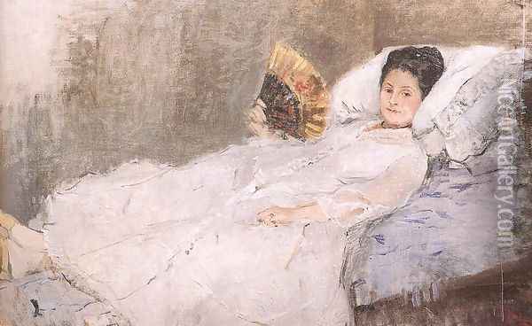 Mme. Hubard 1874 Oil Painting - Berthe Morisot