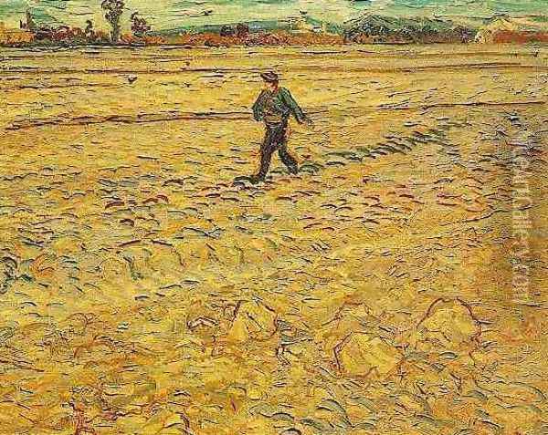 Sower The IV Oil Painting - Vincent Van Gogh