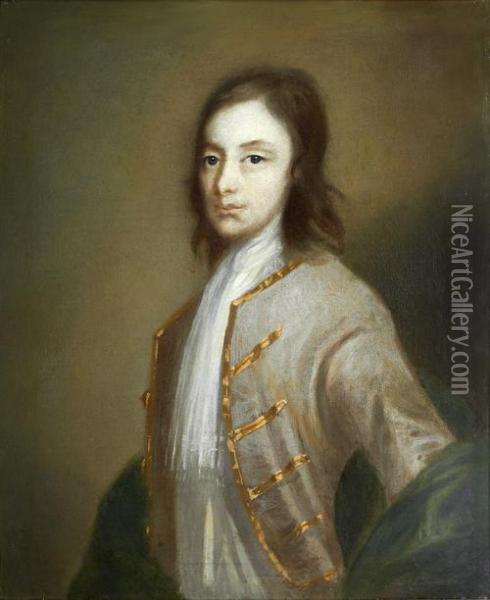 Portrait Of A Young Man Oil Painting - George Beare