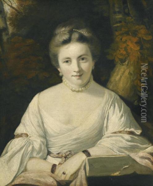 Portrait Of Nelly O'brien Oil Painting - Sir Joshua Reynolds