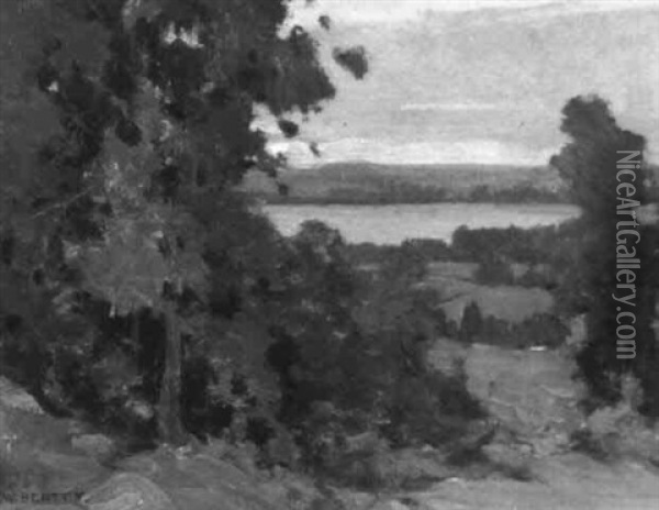 Pickerel Lake, Haliburton Oil Painting - John William Beatty